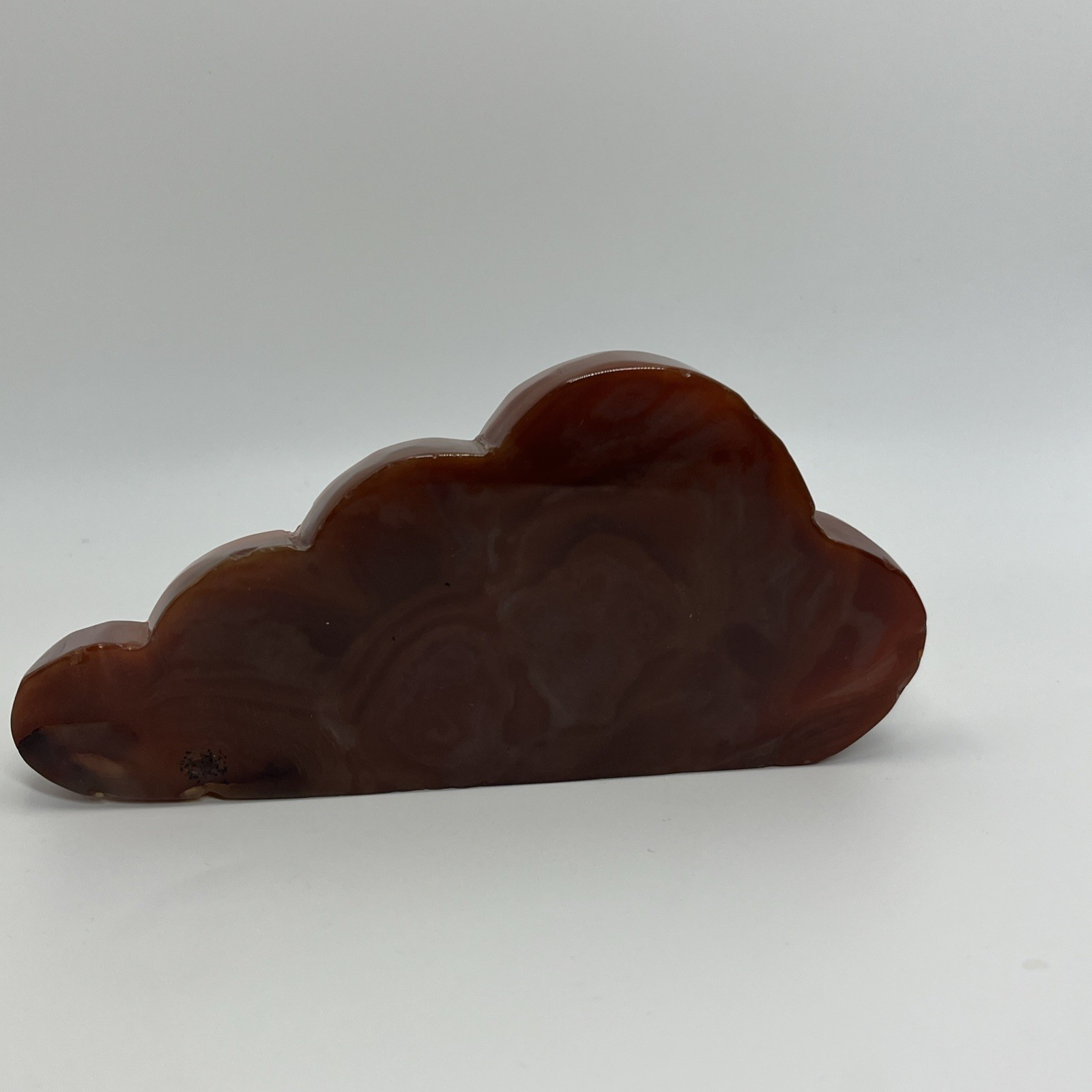 Gemstone Carnelian Carved Cloud 6 X3”