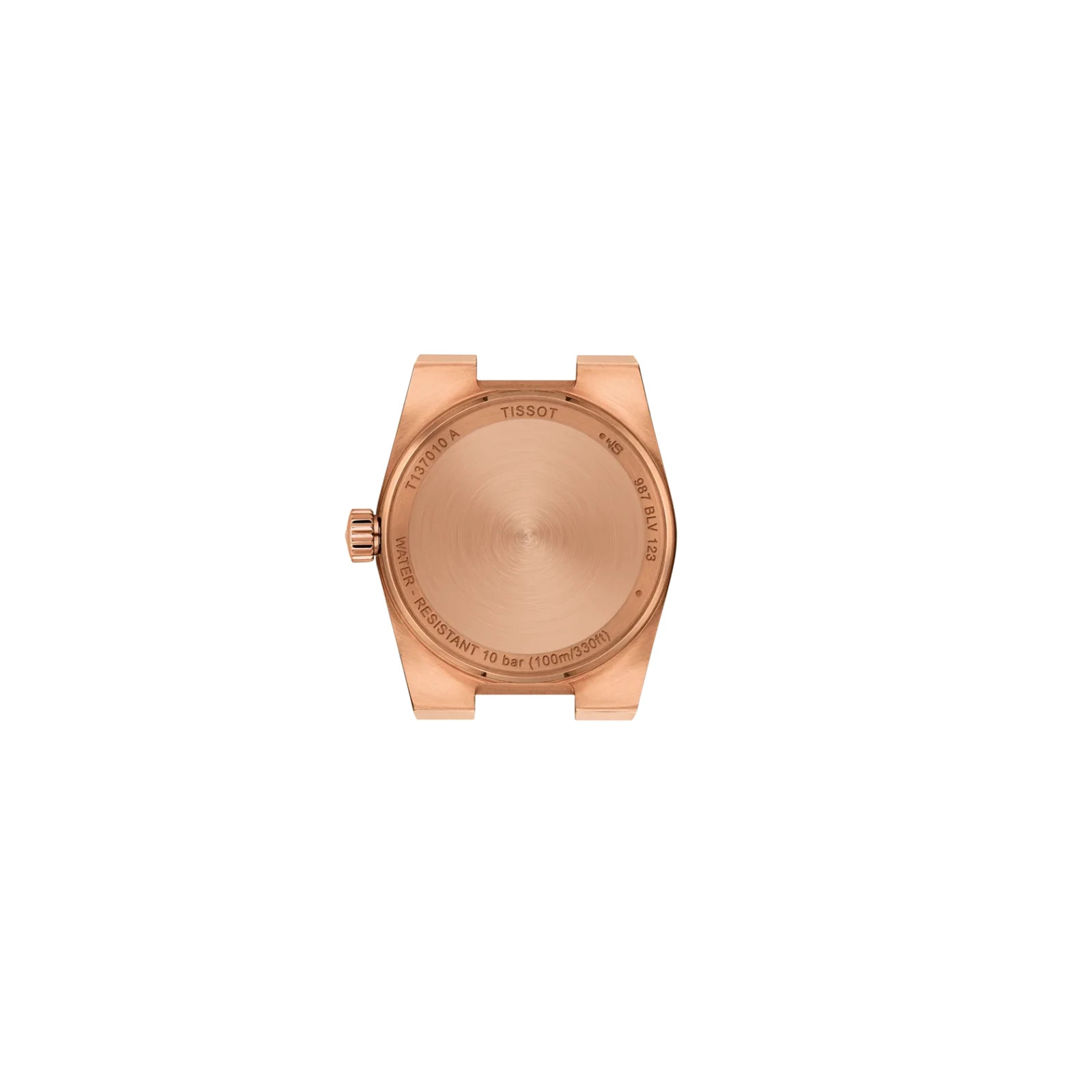 Tissot PRX 25mm Diamond Accented Dial Carnation Gold Ladies Watch T1370103350600