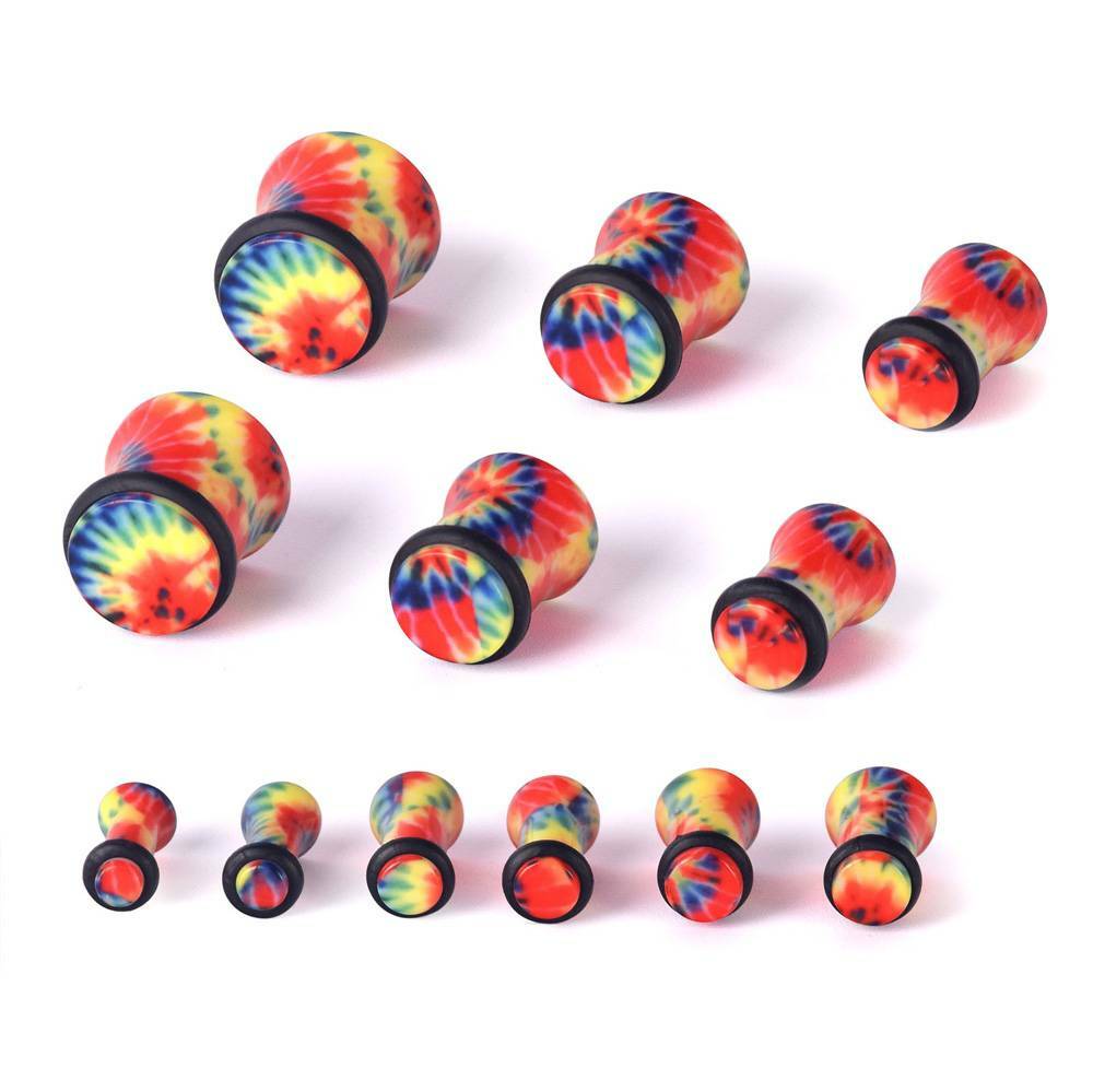 12-18Pcs Acrylic/Steel Ear Plugs Stretcher Kit 14G-20MM Ear Gauges Expander Set