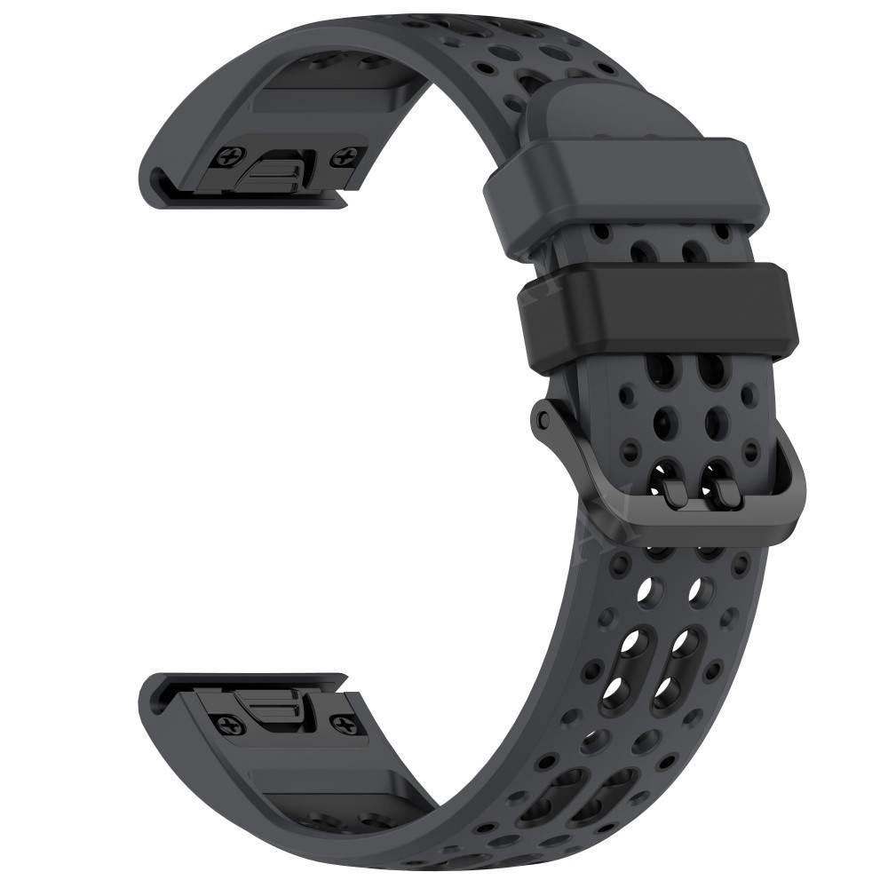 Quickfit Silicone Strap For Garmin Fenix 8 Solar Epix 7 7X 6 6X Pro 5 Watch Band