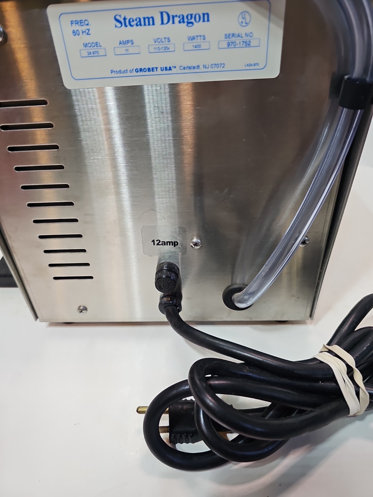 Silver Steam Dragon Portable Jewelry Cleaner Steamer Foot Pedal 90-125PSI 24.970