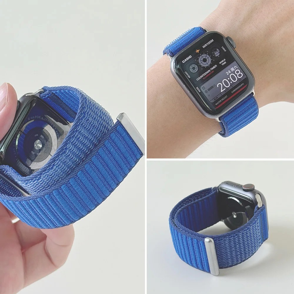 Apple Watch Sport Loop Band Nylon Strap 38-49mm Series 3–11 Ultra SE