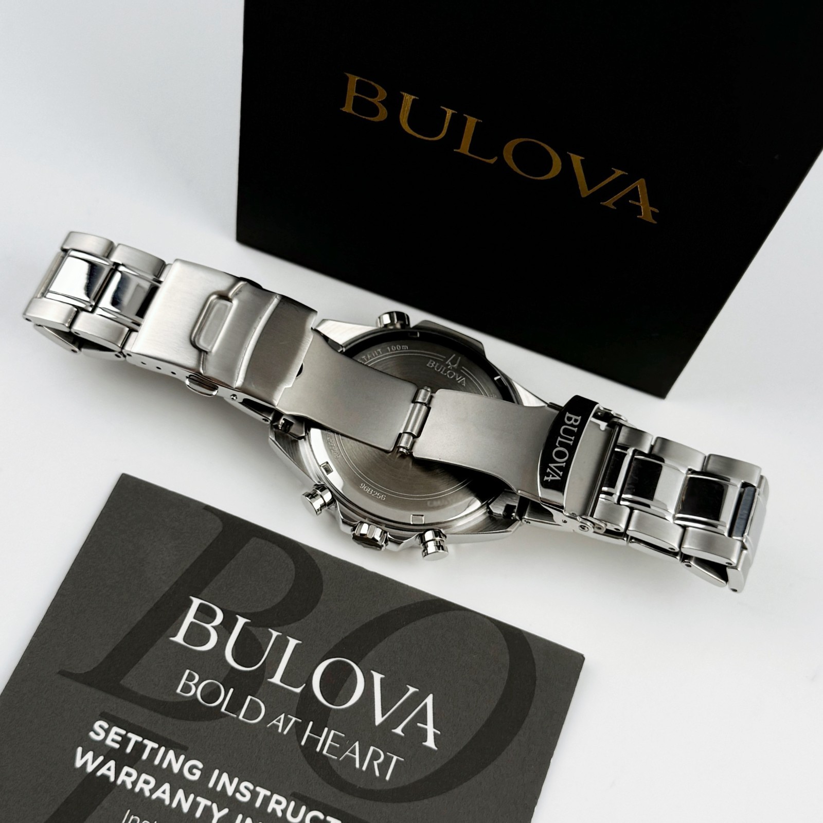 Bulova 96B256 Men’s Marine Star Chronograph Blue dial stainless Men’s Watch