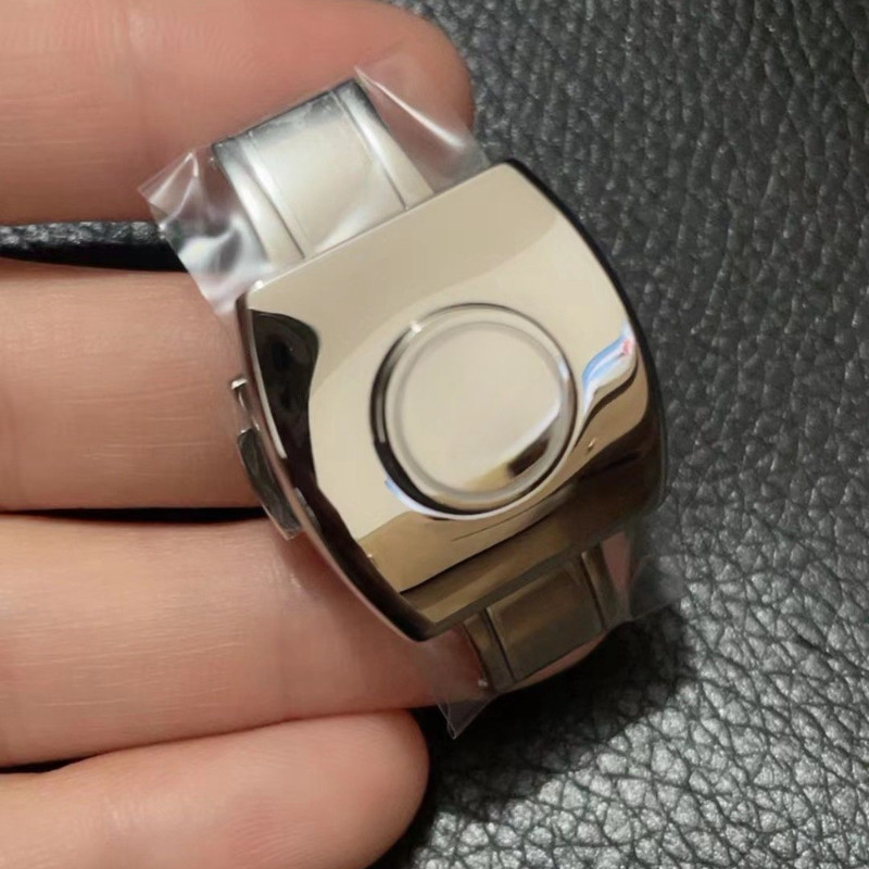 Fits Franck Muller Straps V45 SS Butterfly Folding Buckle Clasp 20mm