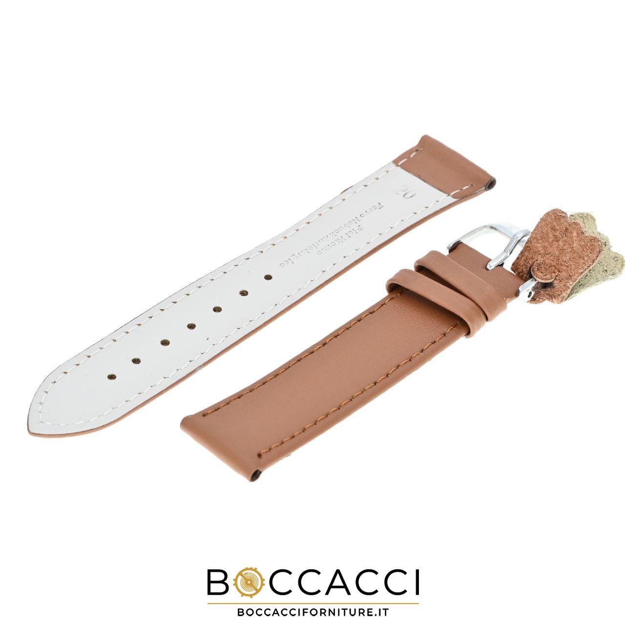 DILOY 14mm Light Brown Smooth Unpadded Leather Strap (NEW)