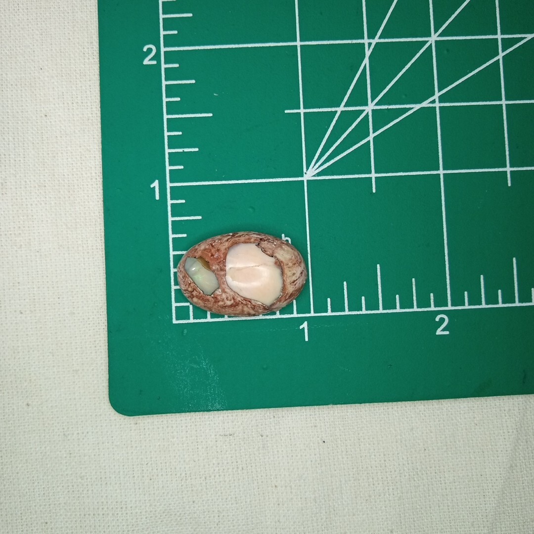 17.0 Ct. Mexican Catera Fire Opal Stone, Oval, 21x14x6mm.
