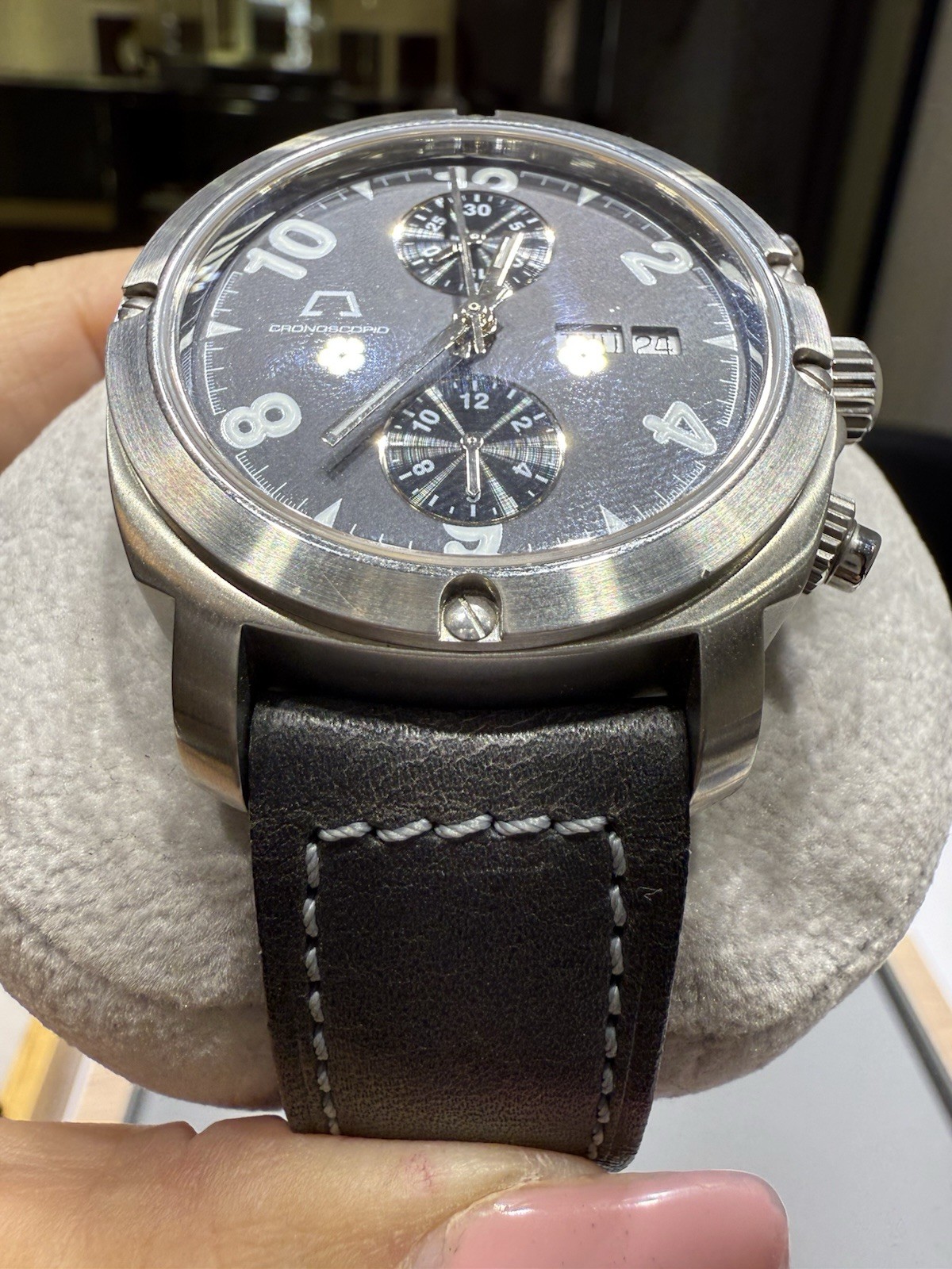 ANONIMO OPERA MECCANA CRONOSCOPIO BLACK DIL MOD 2005 CHRONOGRAPH AUTOMATIC