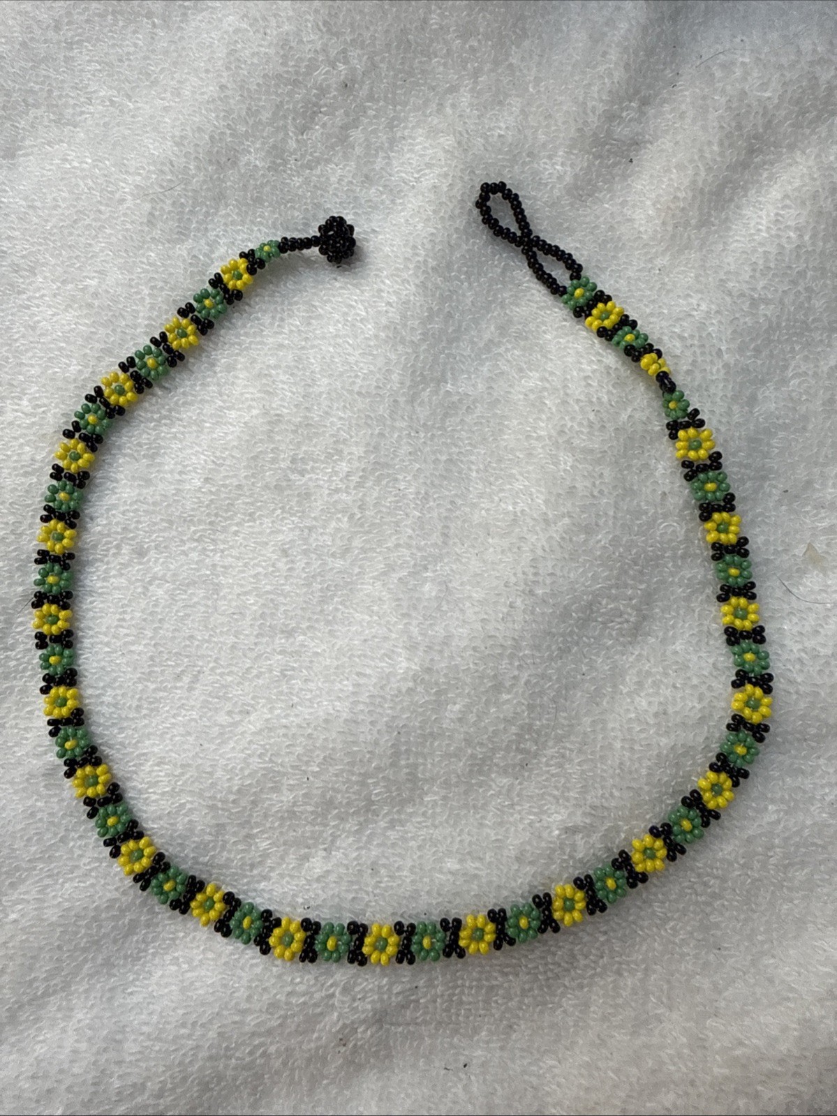 15-16 Inch Hand beaded Choker Necklace