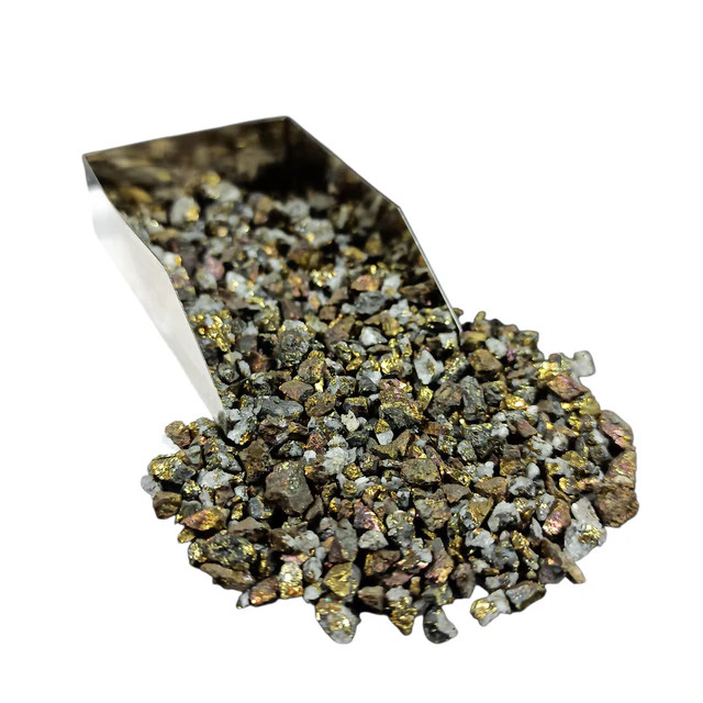 Chalcopyrite Coarse Gemstone 3-5mm for Bottles Home Decor