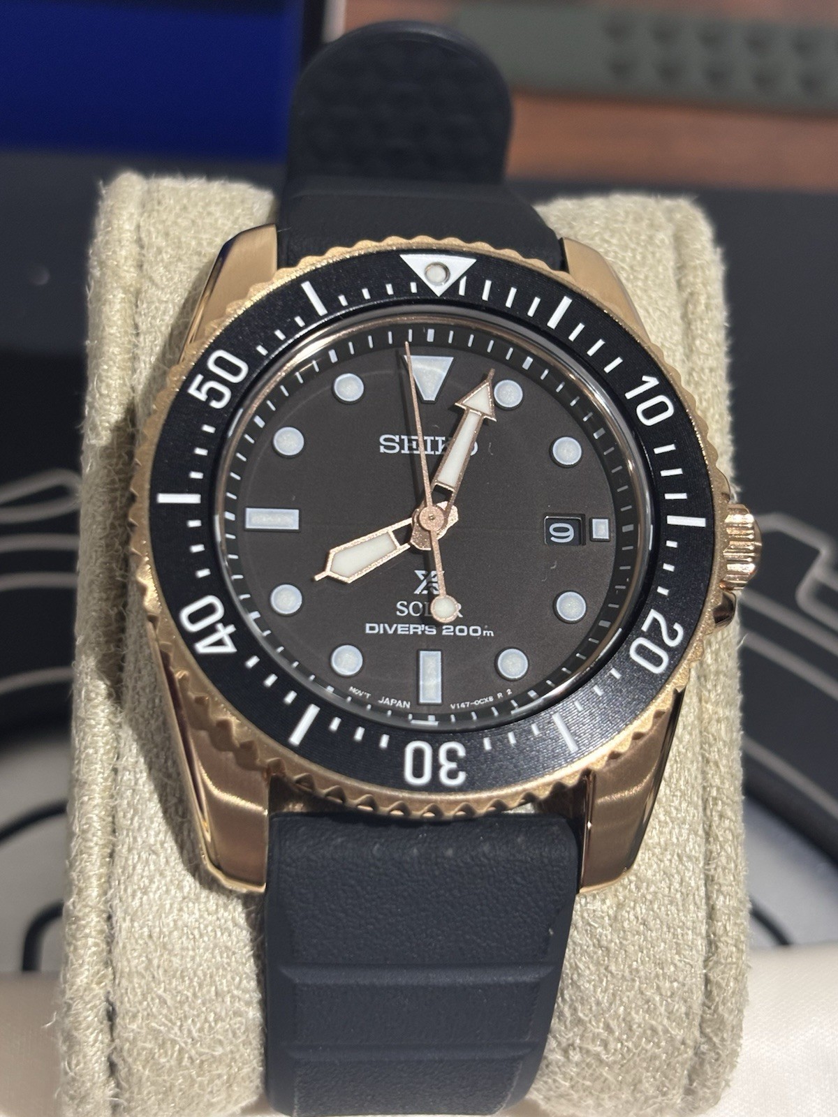 Seiko Prospex SNE586 Solar Diver — Excellent/Near Mint Condition