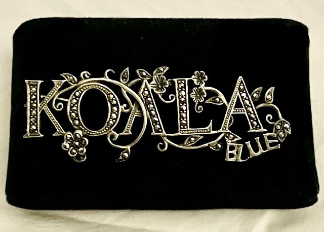 Extremely Rare! Vintage Koala Blue Pin – Olivia Newton-John Collectible