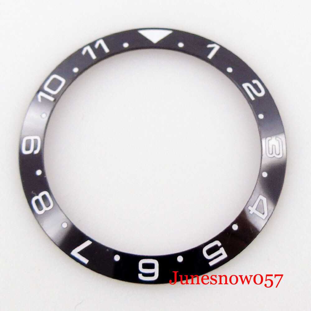 12 Hours 38mm*30.5mm Watch Bezel Insert Ceramic Alloy Steel Ring Slope Rose Gold
