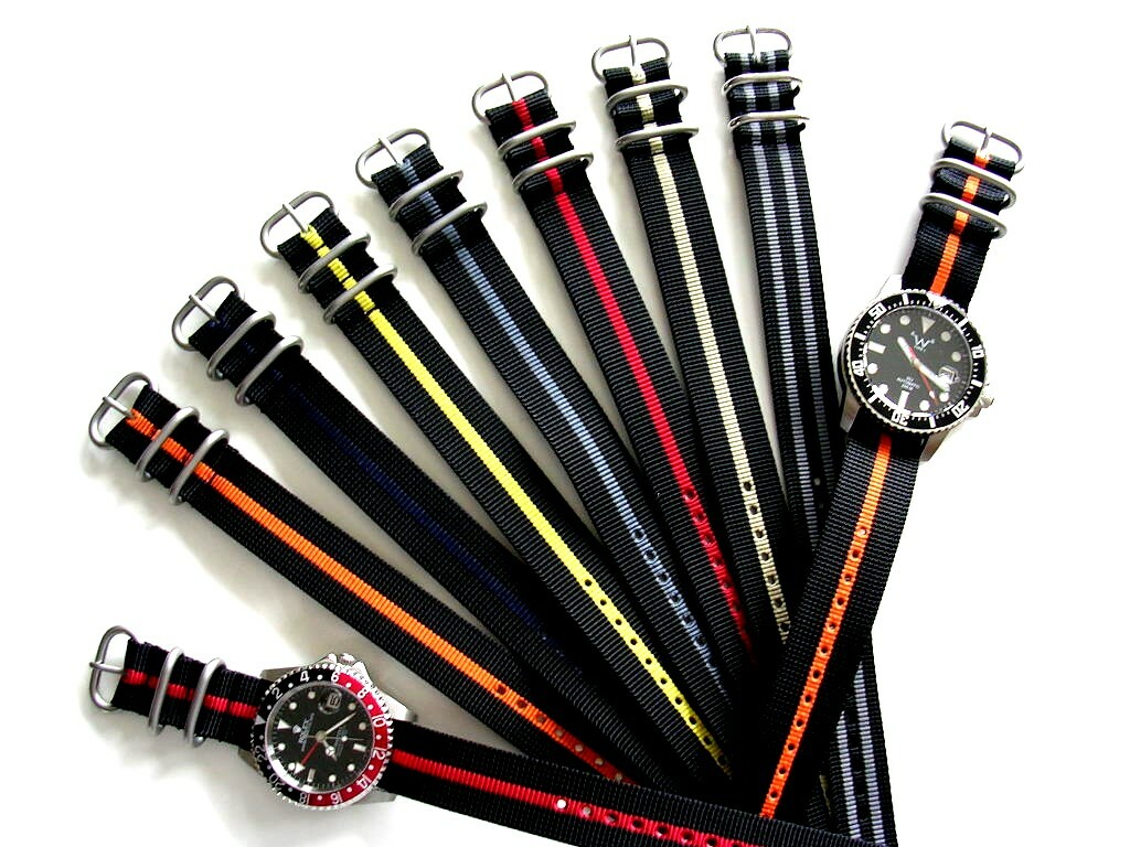 NATO G10 UTC 1pc Military diver watch band Nylon strap NATO International IW USA