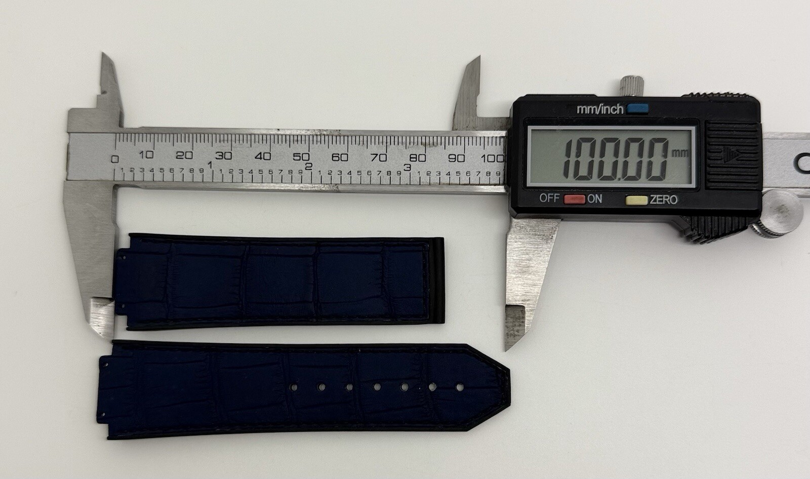 Hublot Big Bang 44mm 25mm x 22mm Blue Alligator Watch Strap Band Authentic OEM