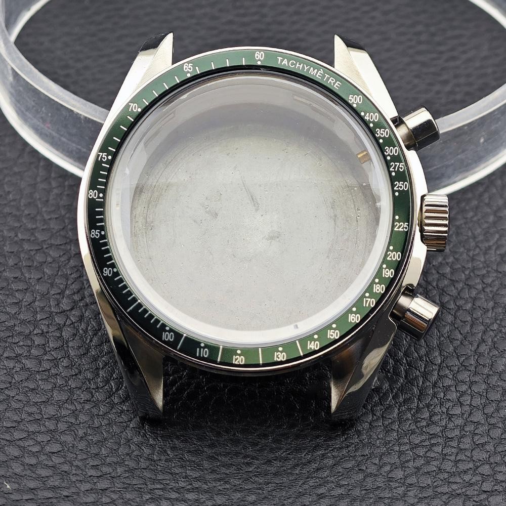 39.7mm Metal Watch Case Fit VK63 Movement Men Watch Parts for 20mm Strap