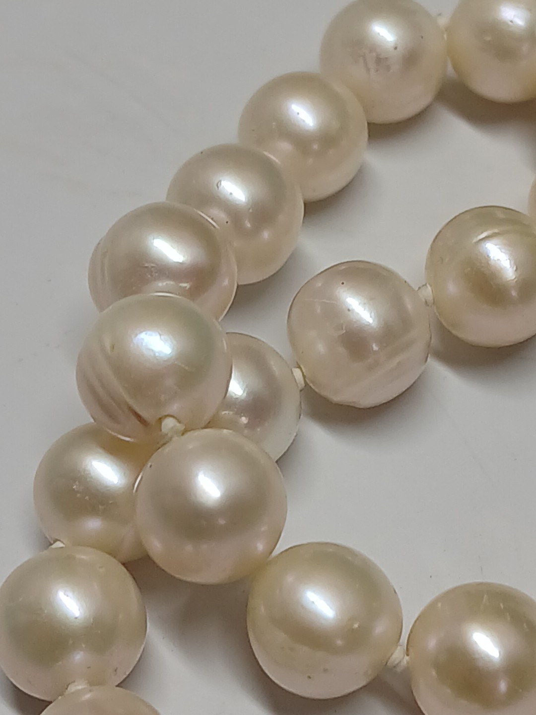Hand-Made GENUINE * PEARL * BRACELET With 925 Clasp 7.5 Inch Long