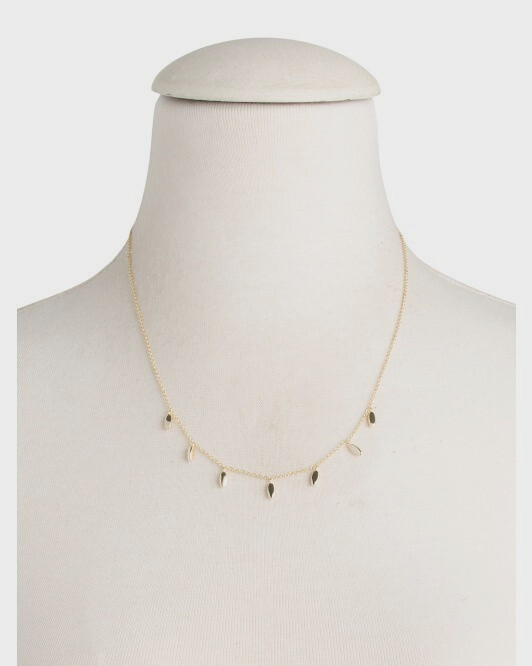 Kendra Scott Jaimee 14k Gold over Brass Delicate Dangle Charm Strand Necklace