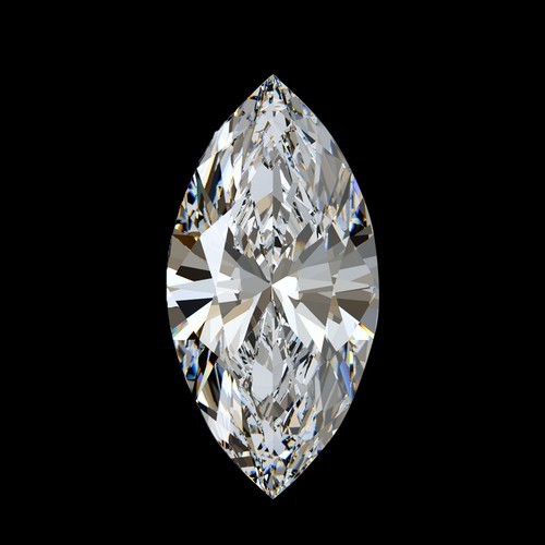 2.50 CT Natural White Diamond Marquise Cut VVS1 D Grade IDGL Certified AS2