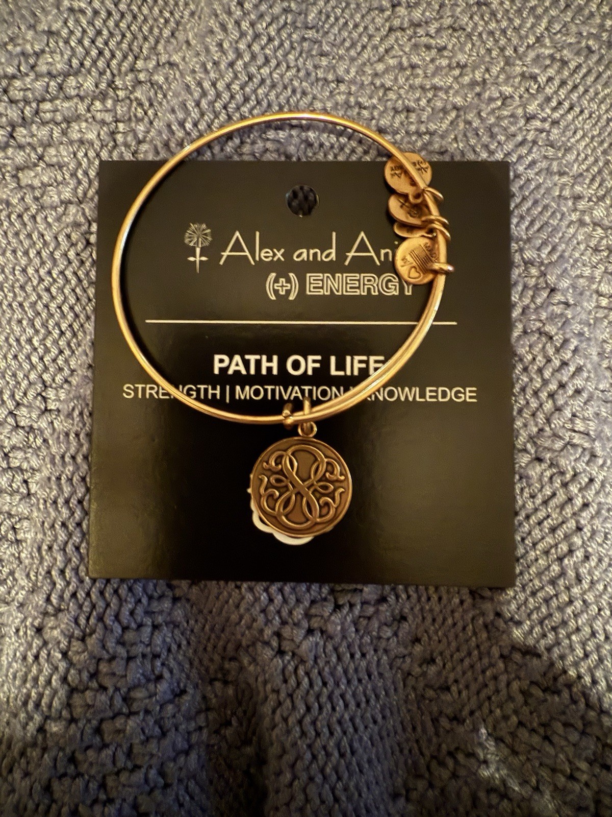 Alex And Ani Gold-Tone Bangle Bracelet Alex And Ani Path Of Life Gold Expandable