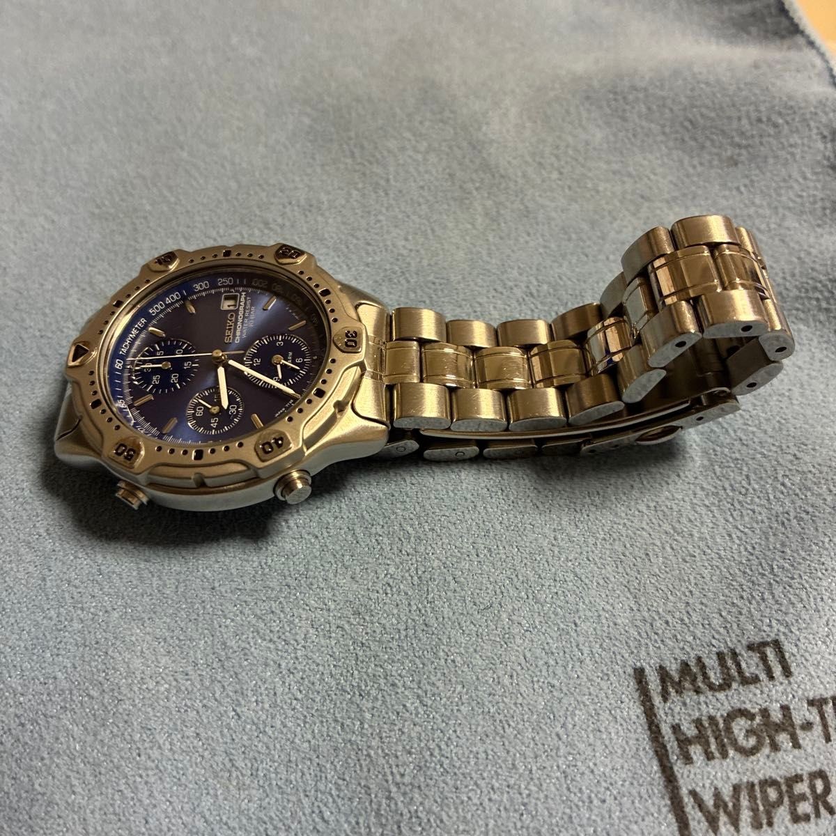 SEIKO Chronograph Blue Dial Watch
