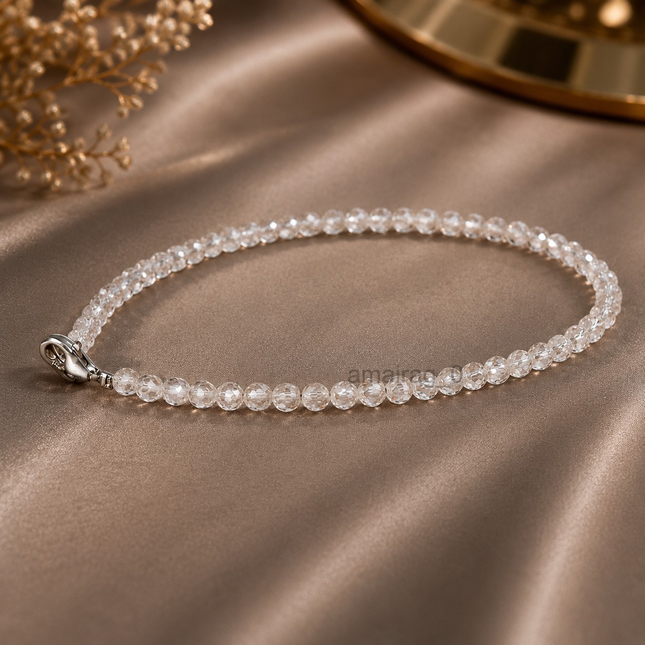 7.50″ Inches White HPHT Diamond Bracelet 4 mm VVS1 Quality AAA With Certificate