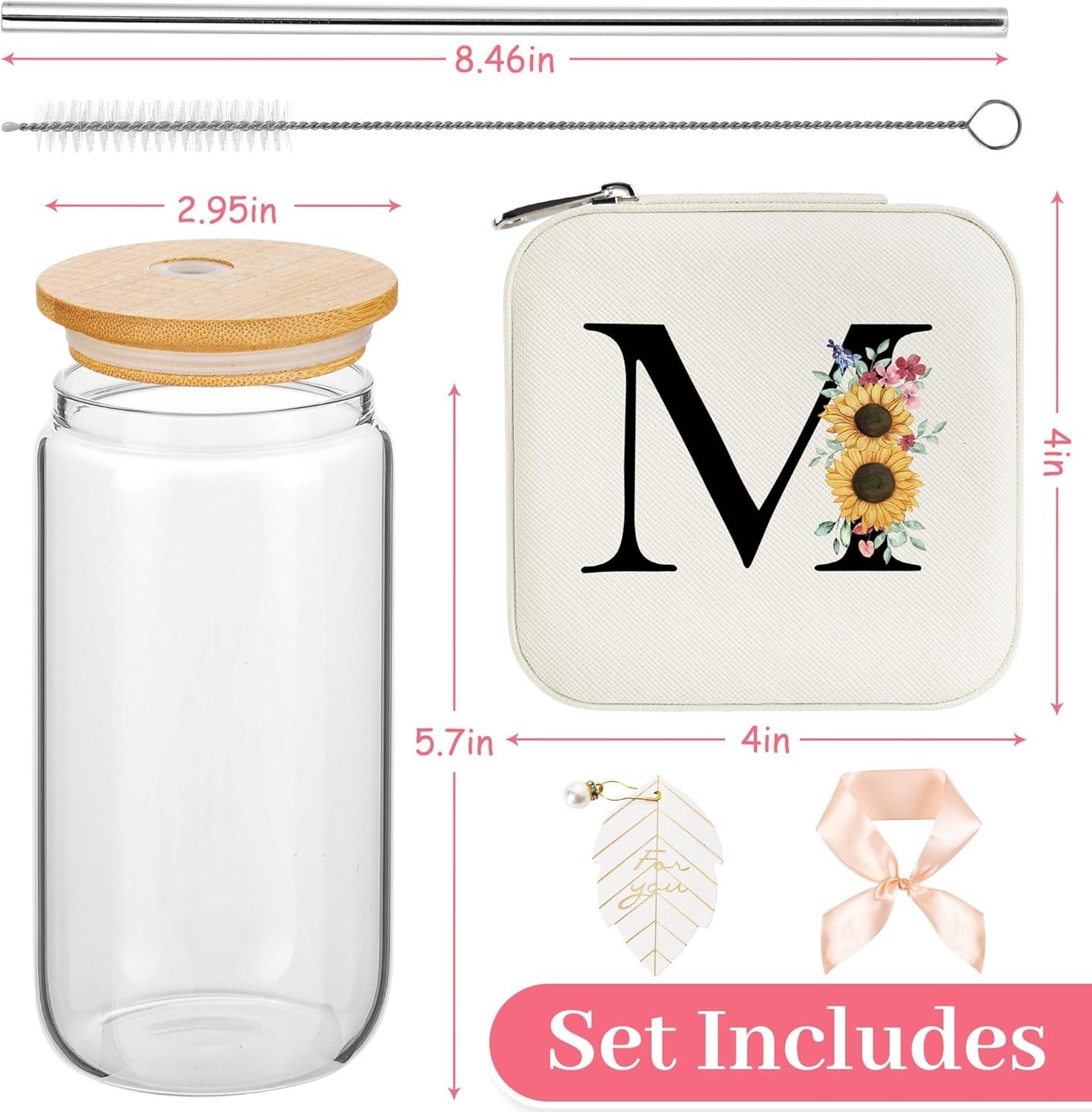 teen girl gifts trendy stuff,Jewelry Box Organizer,Travel Initial Jewelry Box…