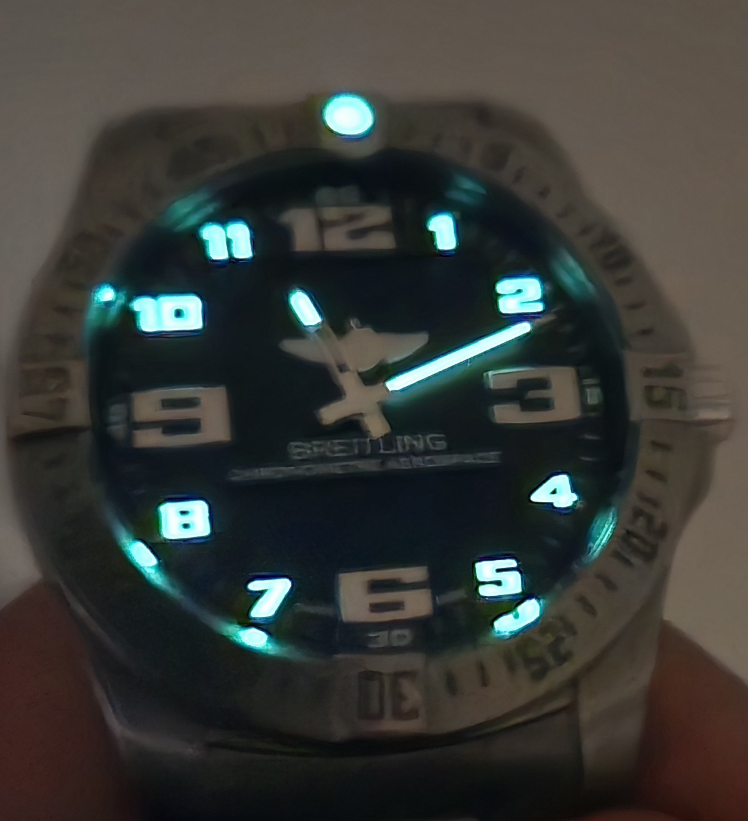 Breitling Professional Aerospace EVO Titanium Black Digital Arabic 43mm E79363
