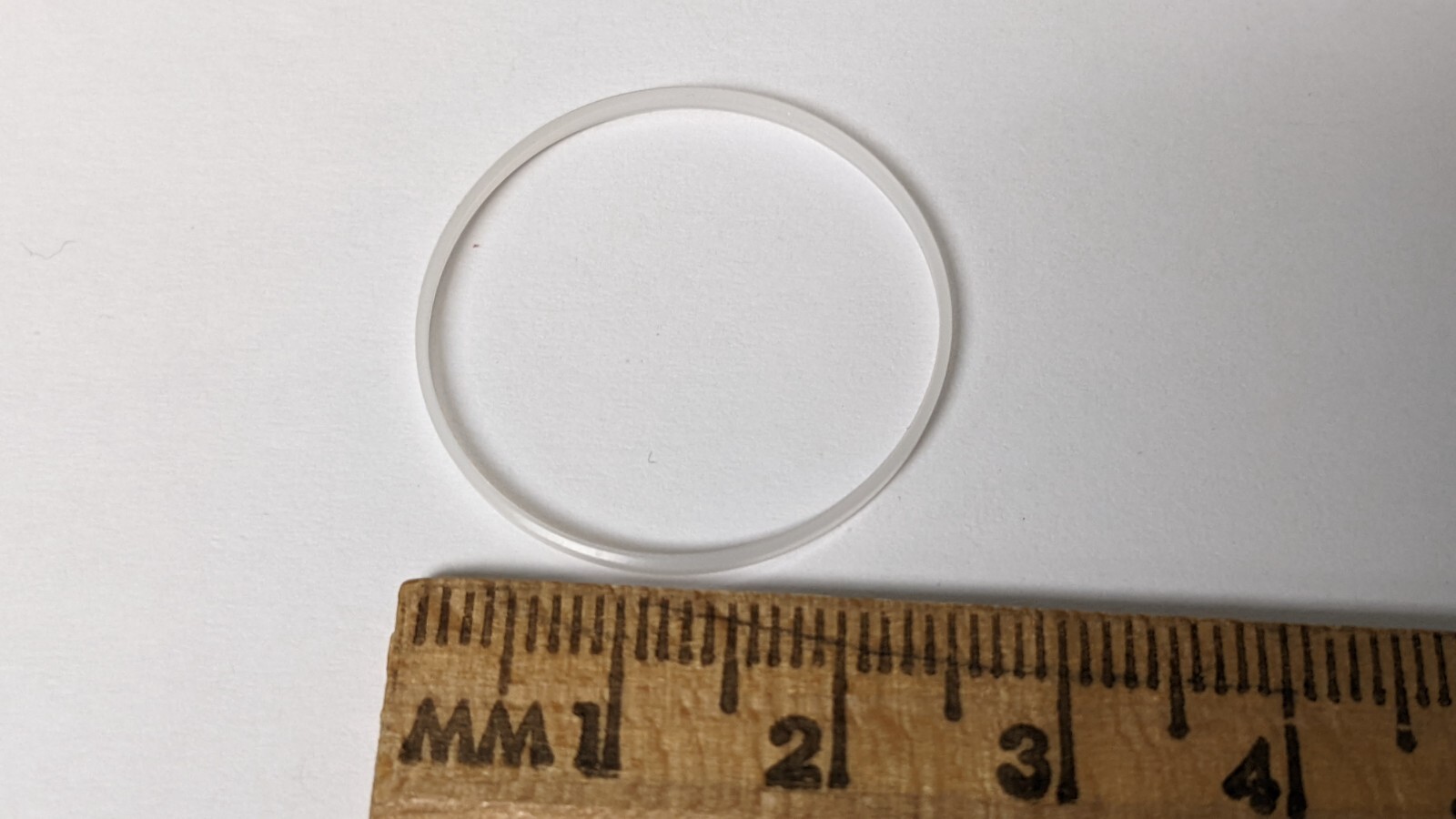 Genuine Rolex B23-40190-F5 crystal gasket approx 25.5mm diameter. approx 1.85mm