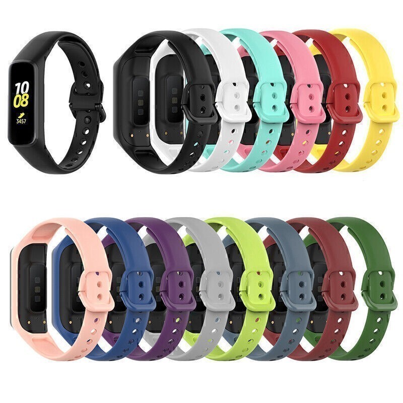 Durable Soft Silicone Strap Wristband Watch Band For Samsung Galaxy Fit2 SM-R220