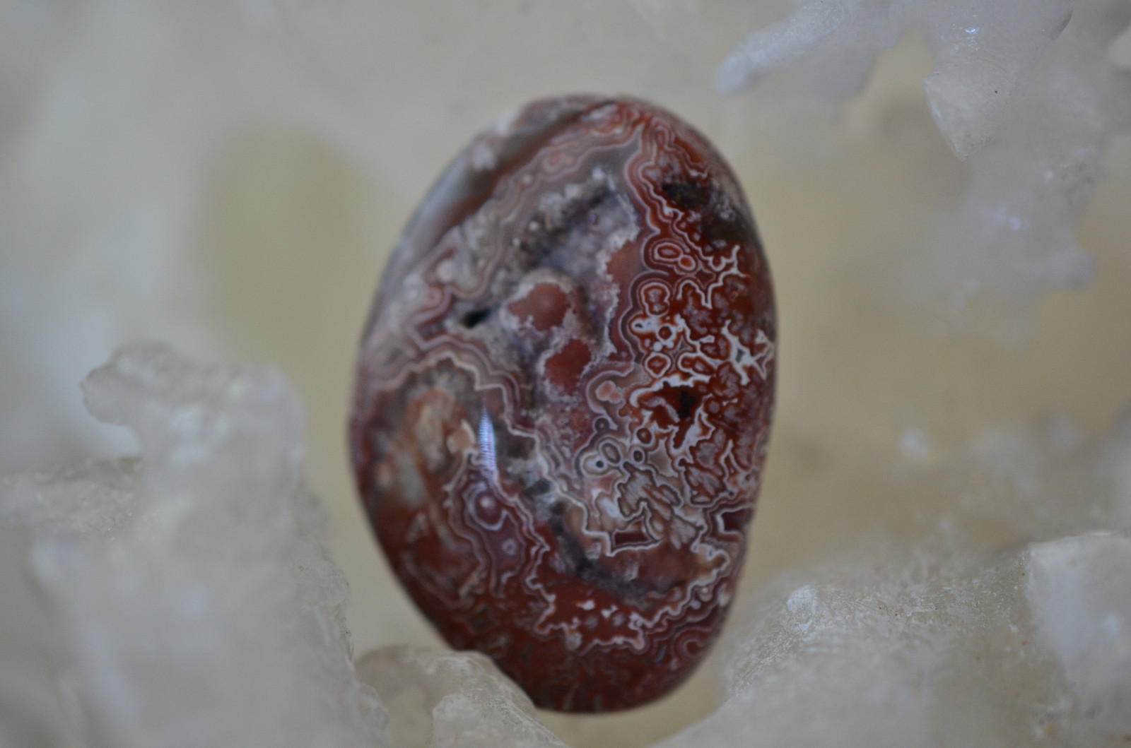 Mexican Crazy Lace Agate Free Form Cabochon 9 grams 37.43 X 25.95 X 6.40MM