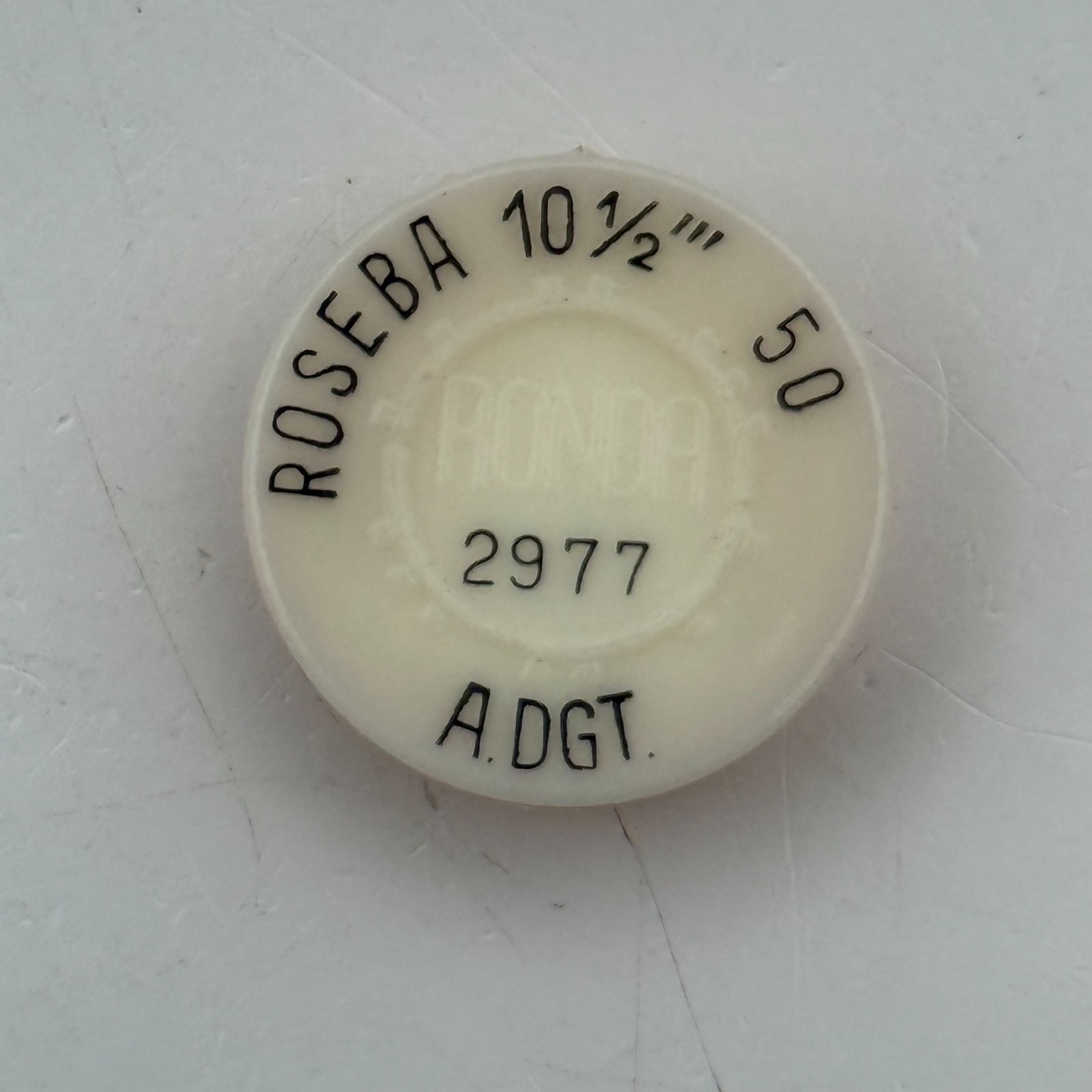 Roseba 50 Balance Wheel Complete And Spring 10½’’’ 2977 Watch Movement Parts NOS