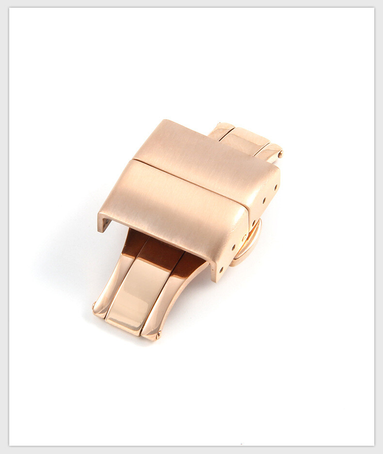premium Butterfly Clasp Premium 316 Stainless Steel Leather Watch Buckle 18 20mm