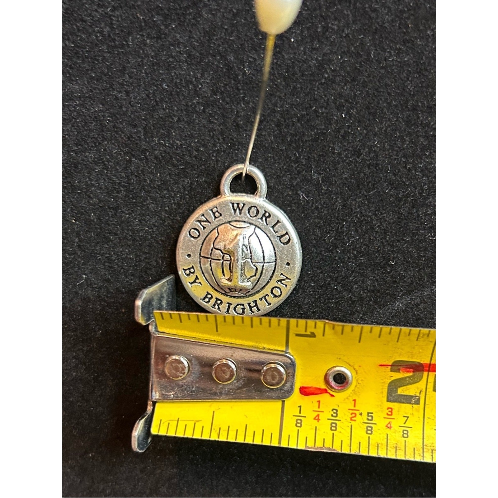 Brighton Silver ‘One World’ Round Charm
