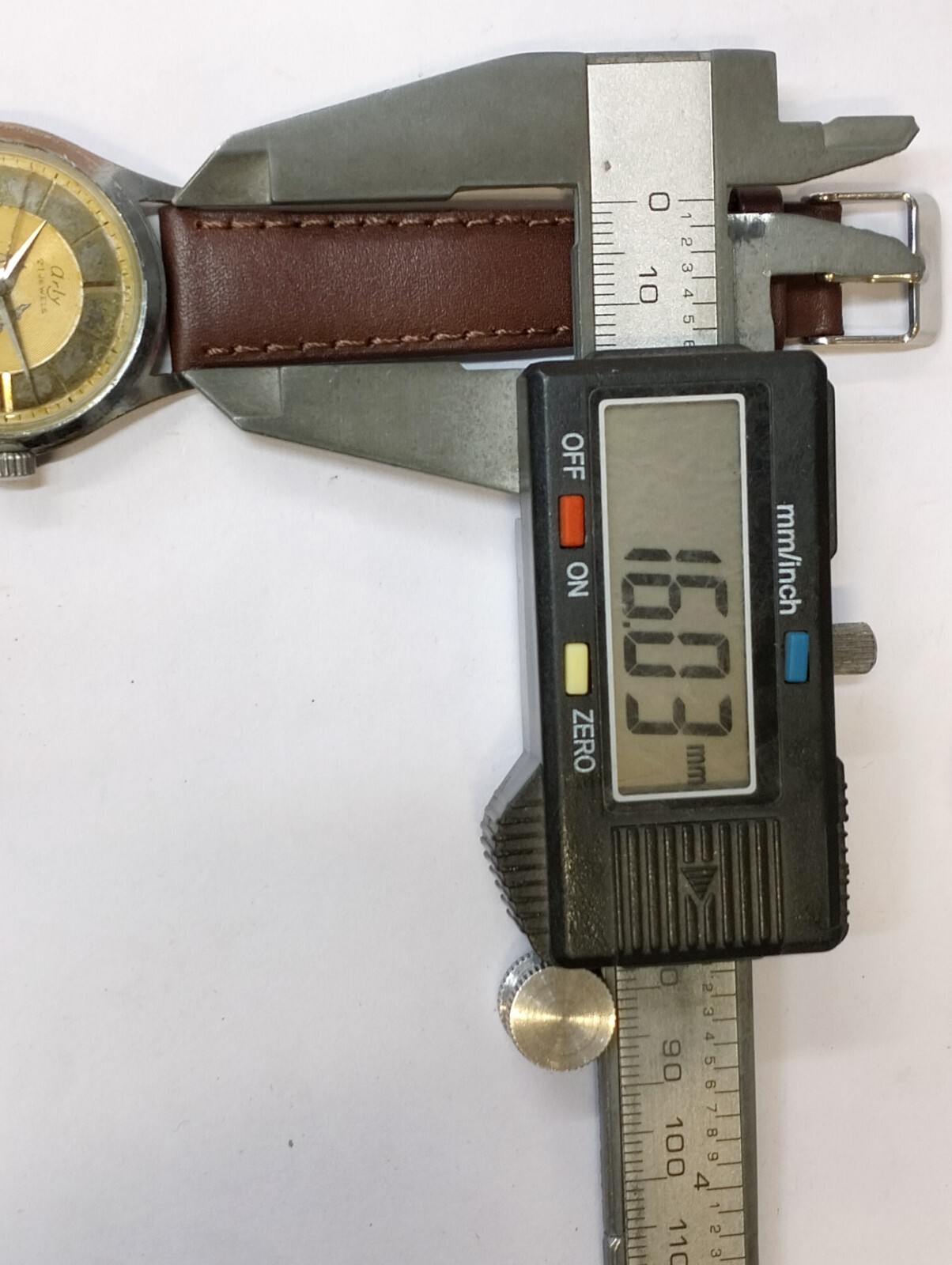 ARLY 21 JEWELS WINDING AGED GOLD DIAL SWISS MEN’S FULL WORKING VINTAGE WATCH