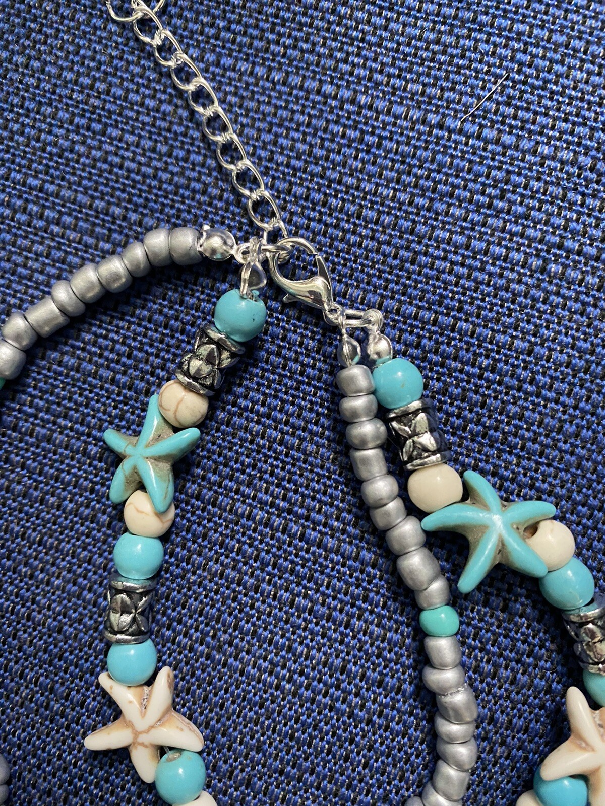 New! Summer Anklet with Sea Turtle Charm 8″ with 2″ Extender