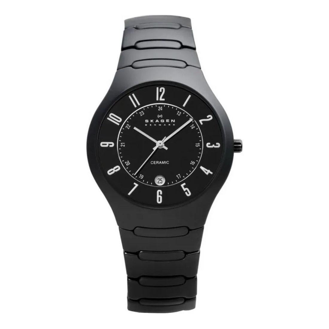 Skagen Ceramic Collection Men’s Black Dial Quartz Watch 817LBXC
