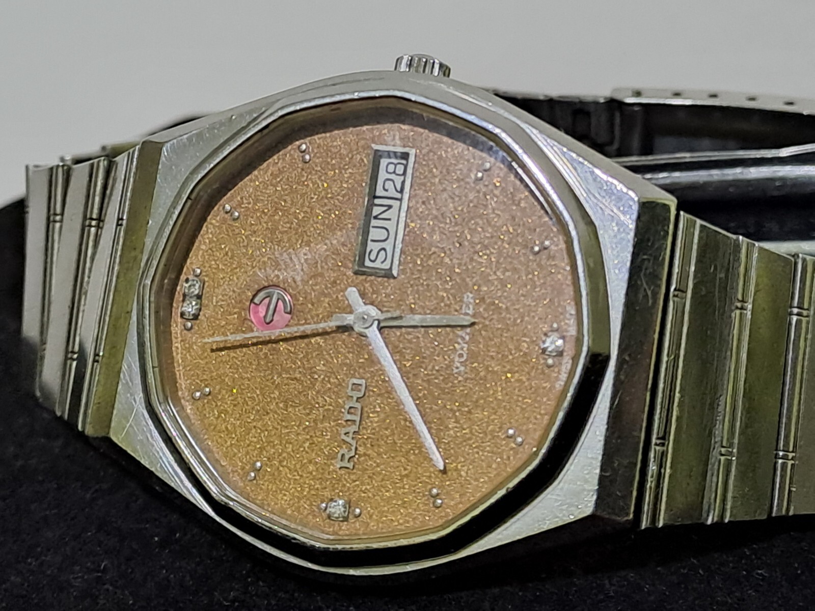RADO VOYAGER 636.3424.4 DODECAGON ETA.2879 VTG AUTOMATIC SWISS MEN’S WATCH
