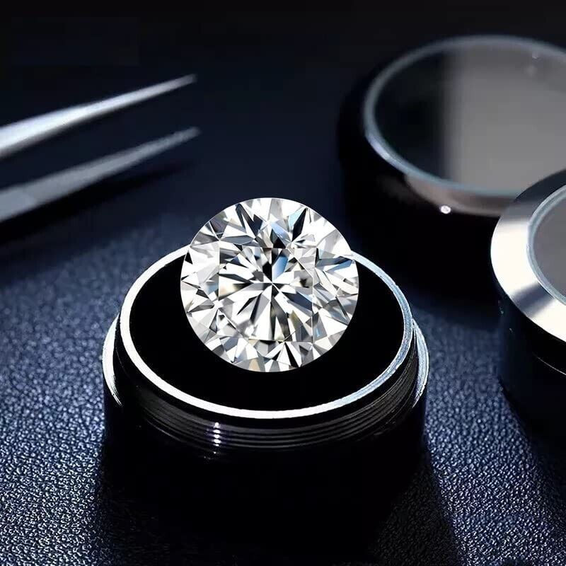 Lab Grown Round Diamond 2.01 Ct D Color VVS1 IGI Certified CVD Stone