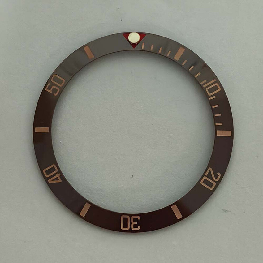 Beveled Outside Diameter 38MM Inside Diameter 30.5MM Ceramic SUB Watch Bezel