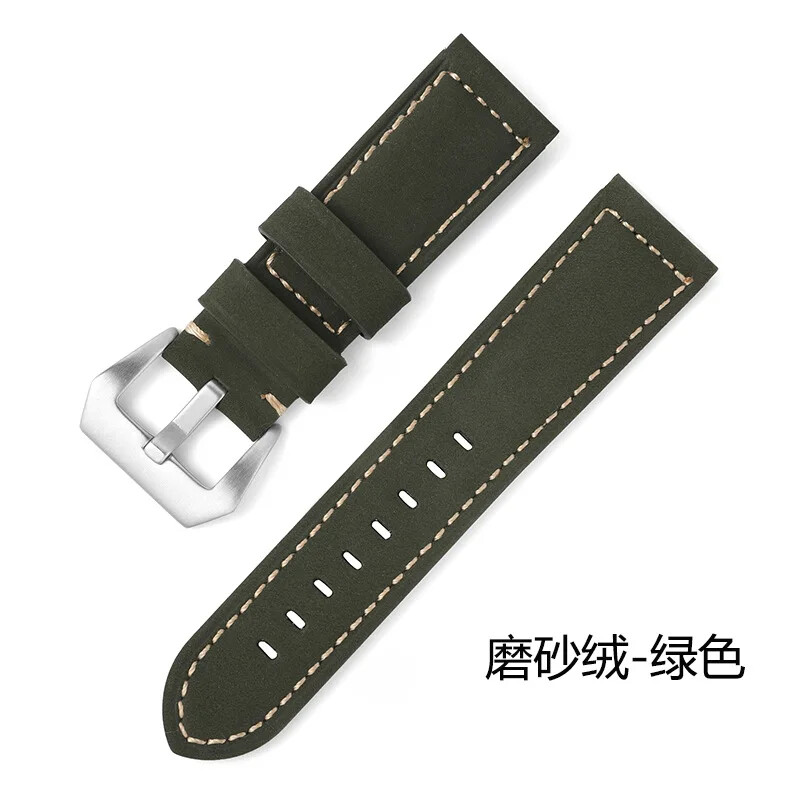 Vintage Classic Buckle Cow Genuine Leather Watch Band 20mm 22mm 24mm 26mm Strap