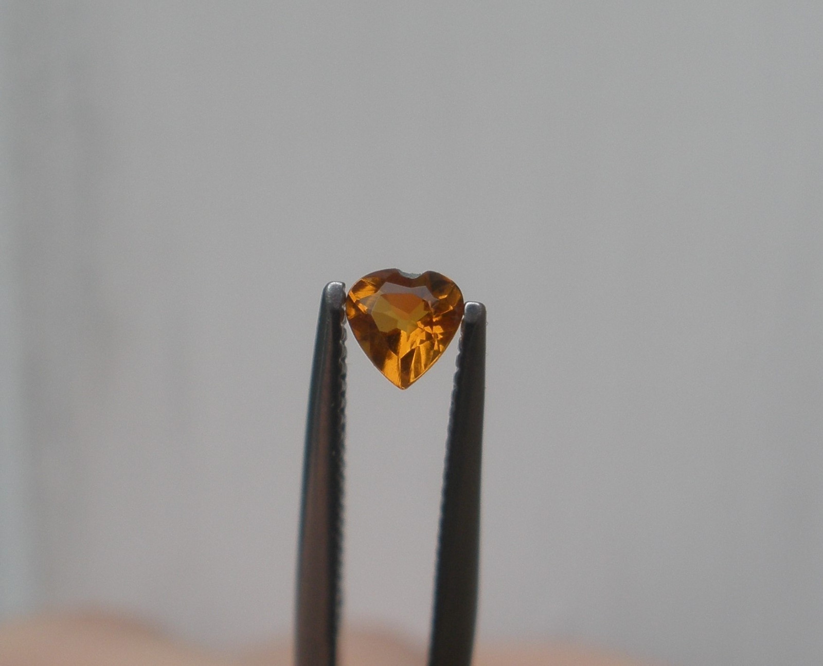 Citrine Heart Natural Loose Gem 4mm