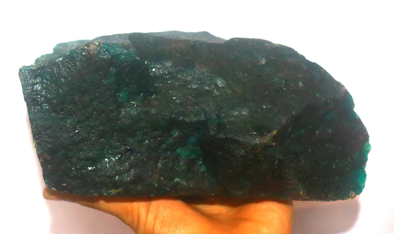 DYED 8000 Ct Certified Colombian Green Emerald Rough Uncut Dyed Gems Huge Rough