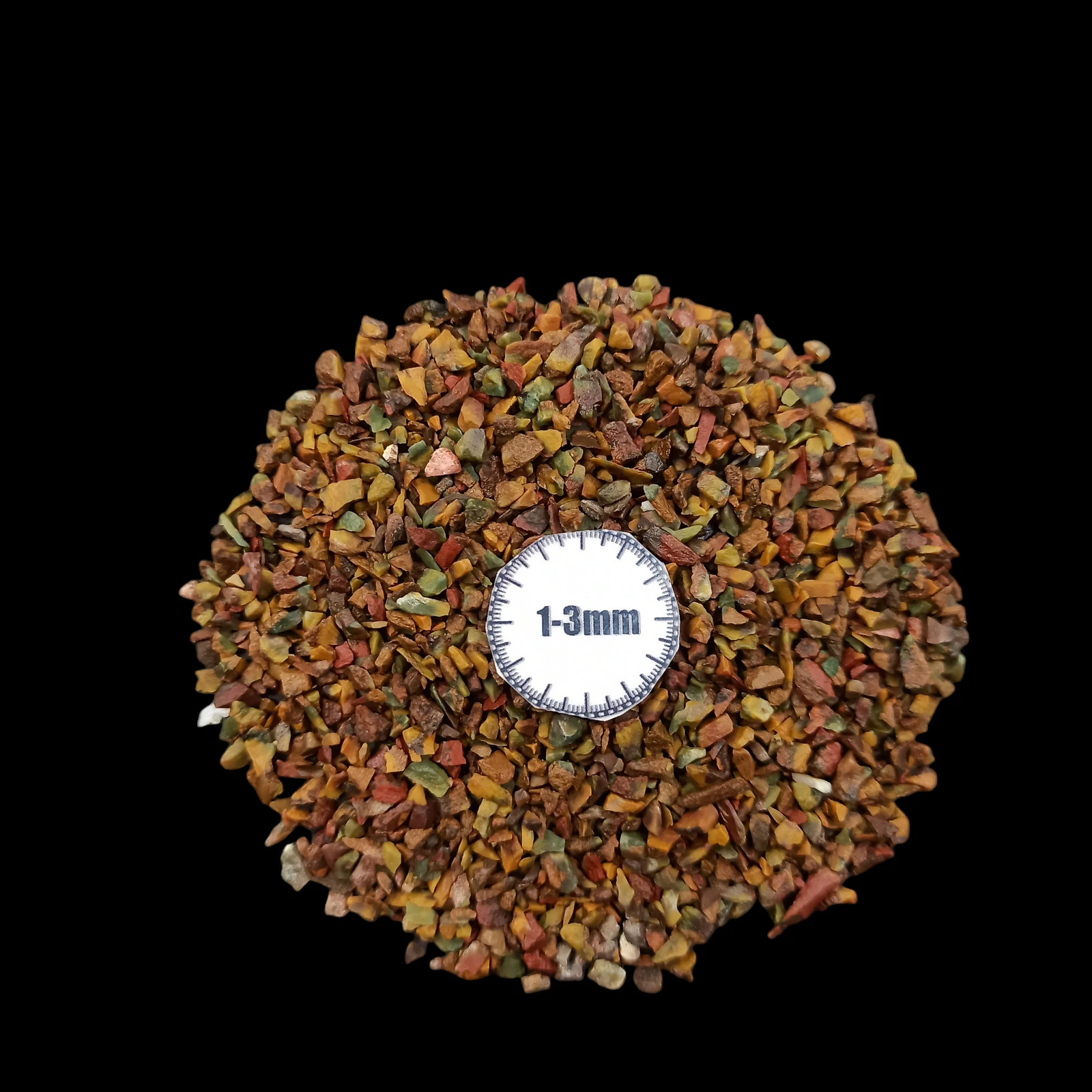 Fruit Jasper Crushed Gemstone 1-3mm for Mosaic Resin Projects