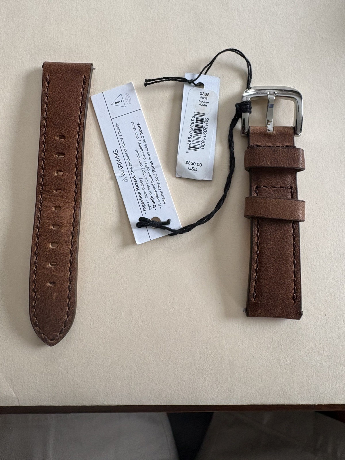SHINOLA Detroit Men’s The Traveler S0120245782 2 Eye Chronograph Watch $850