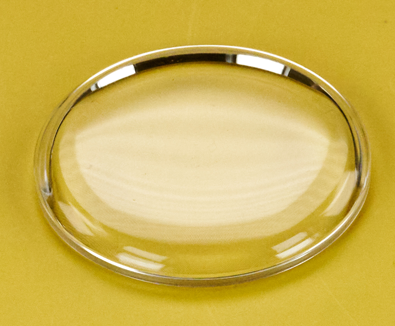 Sternkreuz Acrylic Domed Watch glass Crystal Chrome Silver Tension Ring 17-37mm