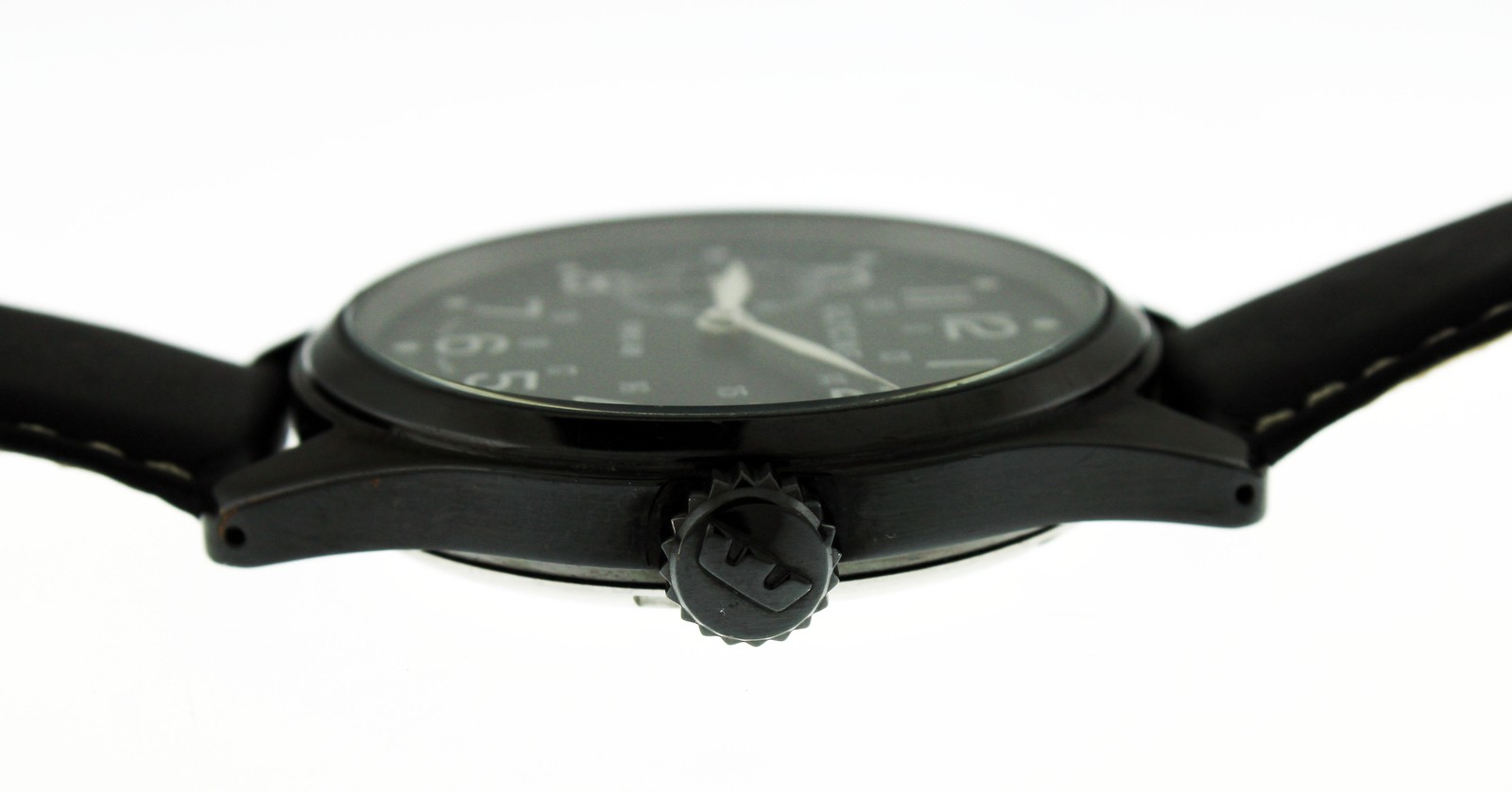 Glycine KMU 48 3788 48mm Stainless Steel Black Dial Manual Watch
