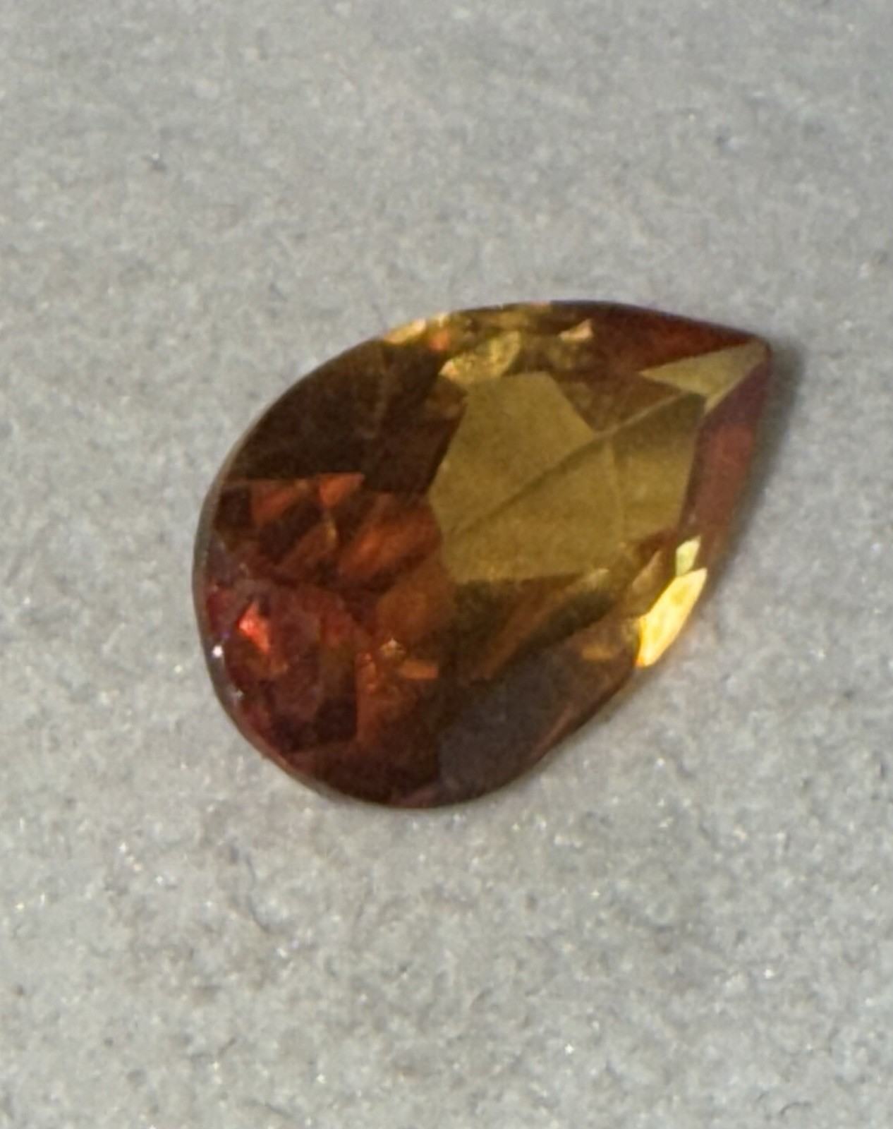 Flawless 5.33Ct. Rare Padparascha Colored Sapphire With Brilliant Pear Faceting!