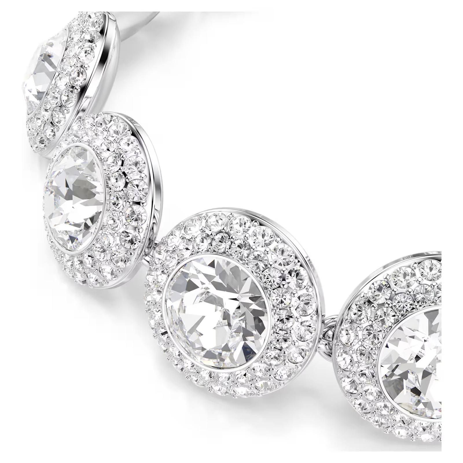 Swarovski Crystal Una Angelic Bracelet, White, Rhodium Plated 5735343