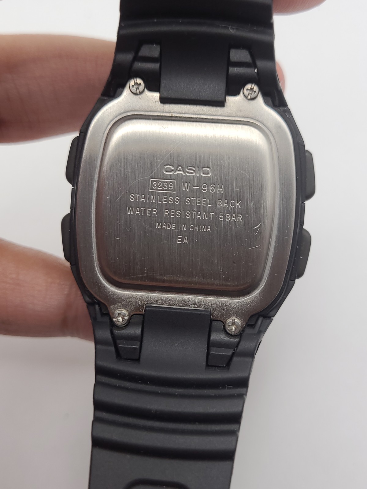 CASIO ILLUMINATOR W-96H BLACK MENS WATCH NEW BATTERY Working