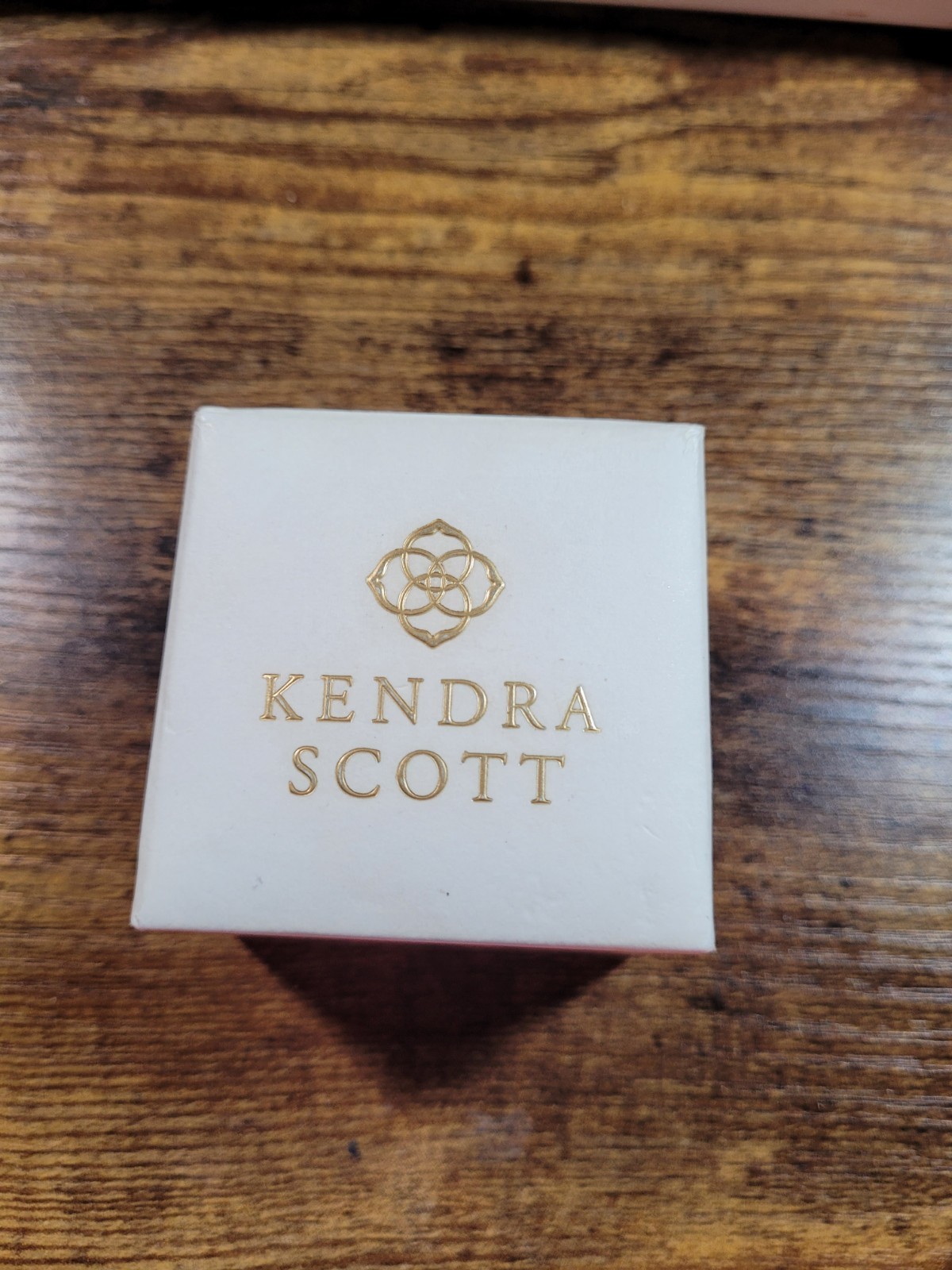 HTF Sparkling Kendra Scott 14kt Yellow Gold Pave Diamond FLEUR Logo Earrings